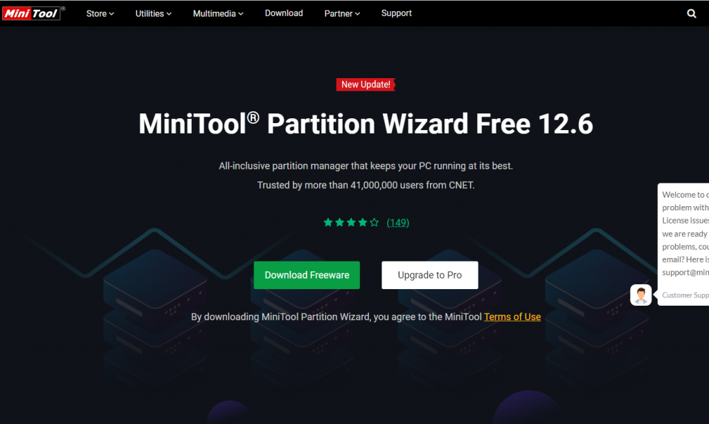 MiniTool Patition Wizard Free